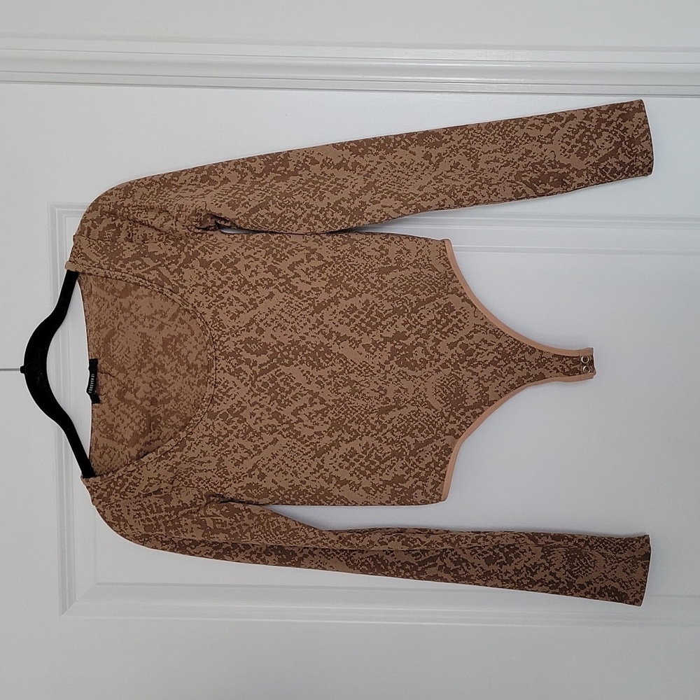 Forever 21 Python Print Body Suit